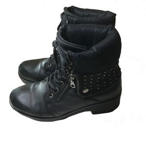 DESA LEATHER WINTER BOOTS SIZE EU 38/US 7.5